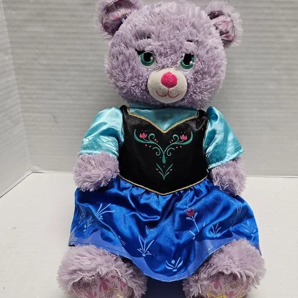BuildA Bear | Toys | Build A Bear Disney Movie Frozen 24 Princess Anna Dress  Plush Purple Soft Doll | Poshmark